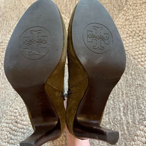 Tory Burch Alaina Suede Booties - Picture 6 of 6